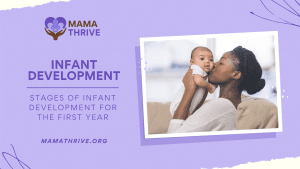 blog banner for Stages of Infant Development for the First Year
